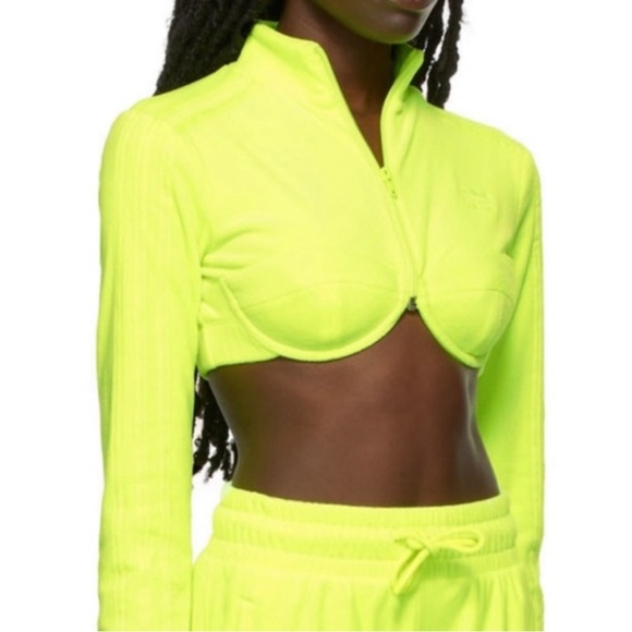 Jeremy Scott x Adidas  cropped track jacket - Picture 4 of 7